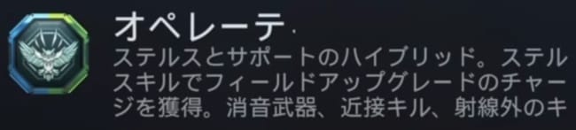 COD BO7のオペレーティブ